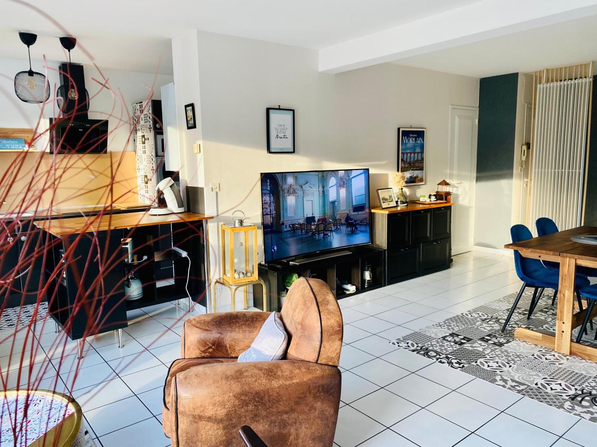 Appartement Voiles Sur Morlaix: Vue Port, 4 Personnes, Parking Extérieur photo